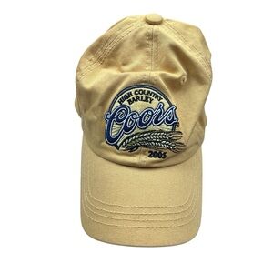 Vintage Coors High Country Barley adjustable baseball cap